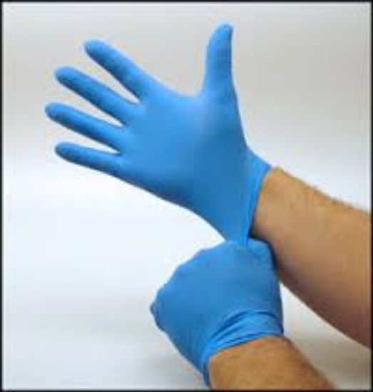 Picture of Nitrile Gloves Medium N332PF-M-NS   box of 100  