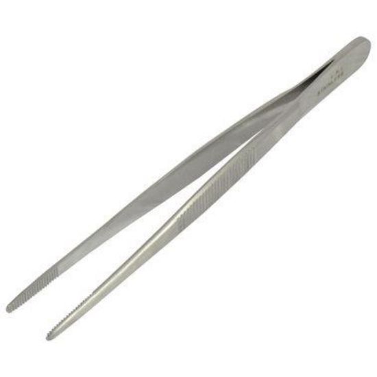 Picture of Straight stainless steel forcep with blunt end MS 48FSB