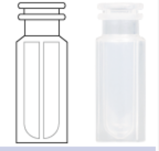 Picture of Snap ring/crimp neck vial, N 11, 11.6x32.0 mm, 0.7 mL,round bottom insert,PP tr. 702174