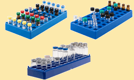 Rack f. vials N8/N9/N11, 50 pos.  702502