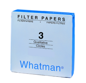 Picture of Grade 3 Qualitative Filter Paper Standard Grade, circle, 70 mm 1003-070