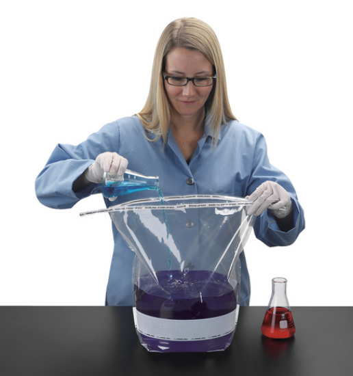 Picture of Whirl-Pak® Large Stand-Up Bags - 138 oz. (4,080 ml) Box of 100 B01542WA 