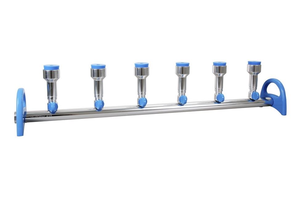180610-01 MultiVac 610-MS, 6-Places Aluminum Manifold