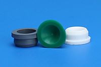 12mm Polyethylene Versa Vial™ Plug Green 5003-12G
