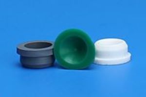 Picture of 12mm Polyethylene Versa Vial™ Plug Green 5003-12G