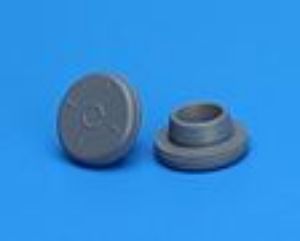 Picture of 20mm Gray Chlorobutyl Snap On Stopper, Siliconized 5001-20ST