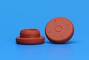 Picture of 20mm Red Rubber Straight Wall Stopper