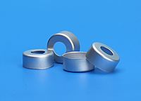13mm Silver Aluminum Seal, No Septa - Bulk Packaging B5100-13