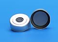 20mm Silver Pressure Release Seal, 0.131" PTFE/Molded Gray Butyl Rubber Lined 5141PR-20