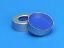 Picture of 20mm Silver Seal, 3mm Thick Clear PTFE/Blue Silicone Septa, Ultra Low Bleed 5150UL-20