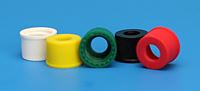 8-425mm White, Polypropylene Open Hole Cap, Flangeless 5310L-08W