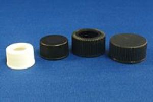 Picture of 18-400mm Solid Top, Black Polypropylene Cap Unlined 5320-18