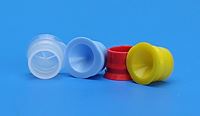 15mm Clear Polyethylene Starburst Conical Snap Plug 5405SB-15