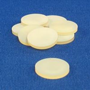 Picture of 13mm x .100" PTFE/Silicone - 10mil PTFE/90mil Silicone Septa for use with Closures, 610050-13