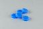 Picture of 11mm (7/16") Diameter General Purpose Blue Silicone GC Septa, 3mm Thick, Up to 150 Injections, Max Temp 250°C 606GPB-11