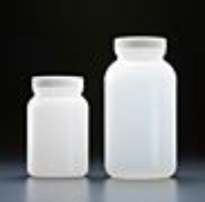 Picture of Precleaned - 128 oz, 4000mL Tall Wide Mouth Jar, 157x256mm, 89-400mm Thread, White Closure, PTFE Lined  9-194-2