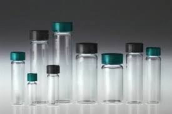 Picture of 0.95ml   Clear Screw Thread Vials with Green Thermoset F217 & PTFE Lined CapGLC-008763
