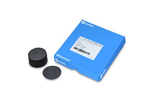 Grade 72 Activated Carbon Air Filter, 47 mm circle (100 pcs) 1872-047