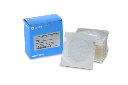 Mixed Cellulose Ester Circle WME Range, 0.20 µm pore size, sterile, individually packed, white, gridded, without pad, 47 mm, 100 pieces 7187-114