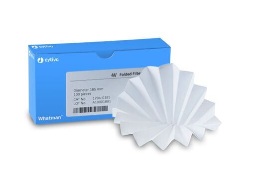 Grade 4V Fluted Filter Paper, FF, 12.5 cm circle (100 pcs) 1204-125