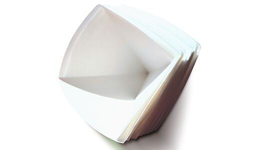 GR 40, 125 mm CONE 1000/PK Whatman cone folded filter papers 990010112