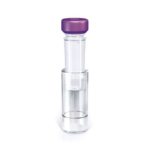 Mini-UniPrep G2 Syringeless Filters, starter pack with std cap, translucent housing, 0.45 µm glass microfiber with hand compressor (100 pcs + HC) GN203NPUGMFSP