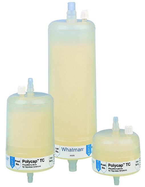 Polycap TC 75 Capsule Filter, 1.0/1.0 µm, sterile, with 1/2 in SB inlet and outlet (1 pc) 6717-7510