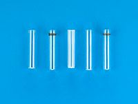 350µL Glass Flat Bottom Insert w/ID Ring, 6x30mm 4035-630ID