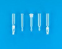 Silanized - 250µL Glass Big Mouth Conical Limited Volume Insert, 6x29mm, Precision-Formed Mandrel Interior, No Spring 4025-629Z