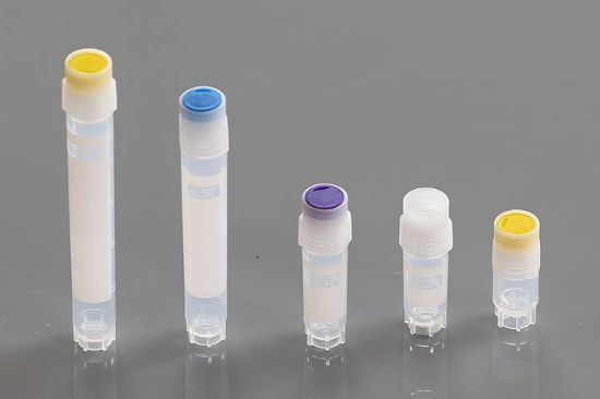 Picture of 1.2 mL Cryogenic Vial,Self-Standing, Internal Thread, Sterile, 50/pk,  500/box 606101