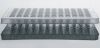 Picture of 100 ul 96 Well PCR Plates, No Skirt, Roche, A12/H12 Notch, White, 10/pk 402812