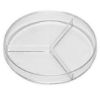 Picture of 90 x 15 mm Petri Dish, 3 Compartments, Sterile, 20/pk, 500/cs 752021