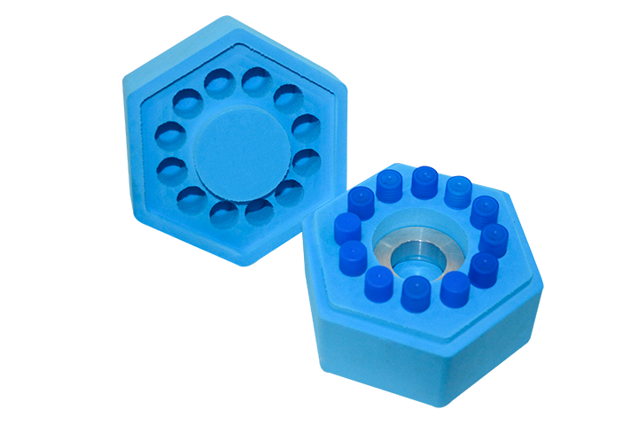 Ice Free Cool Box for 12 Tubes, 1mL/2mL Tubes, Square Shape, 1/pk, 1/cs 200102