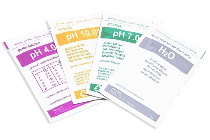 Set CAL pH TRIS 1x20 SACHET 25ml (7 x pH 4.01/7.00 + 6 x pH 10.01) 51102213