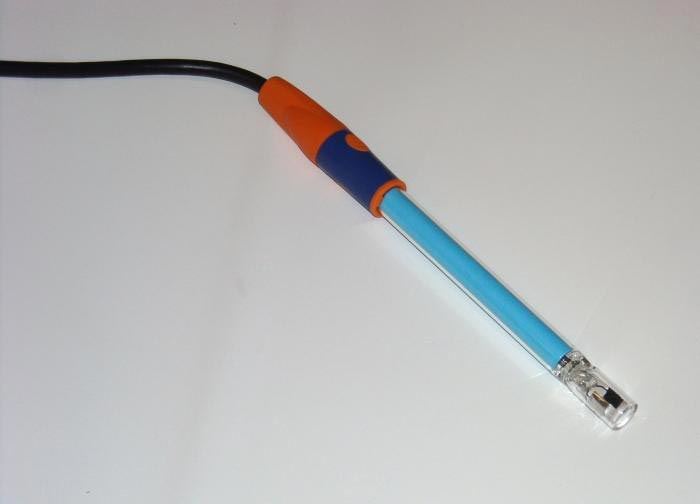 Conductivity cell mod. VP 1, measuring range 10 μS…10 mS, temp. 0…+80 °C, Cable fix / BNC, cell constant C= 1. 50004062