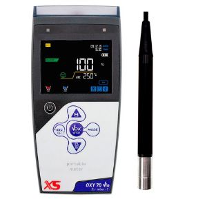 Picture of Oxy 70 Vio with optical Oxygen sensor LDO70/10MT with 10 mt cable. 1 bottle 0 Oxygen standard, power supply 50110312