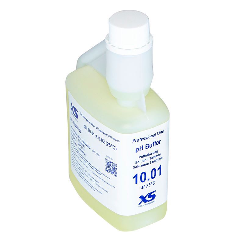 XS Professional 1X500ml  pH 10.01 ±0.02@25°C, with DAkkS Certificate 51300133
