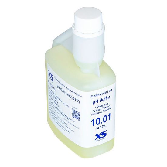 Picture of XS Professional 1X500ml  pH 10.01 ±0.02@25°C, with DAkkS Certificate 51300133