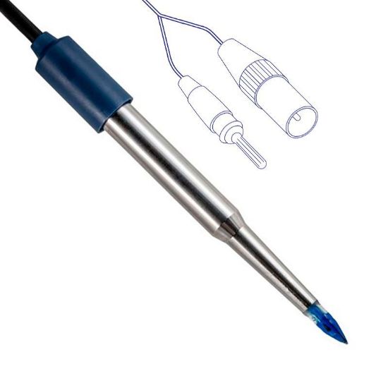 Picture of 2 Pore Steel T DIN Electrode Item: 32200643