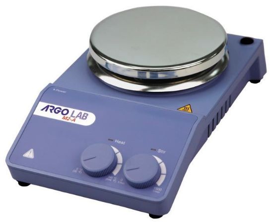 Picture of M2-A  Magnetical Stirrer with heating, stainless steel plate, capacity 20 liters. Speed: up to 1.500 RPM 22002013
