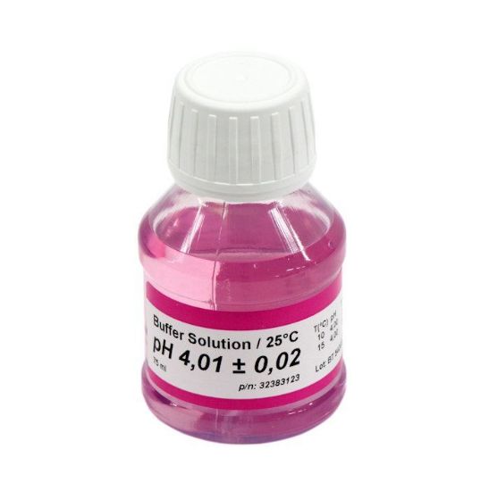 Picture of XS buffer solution 1x55 ml  pH 4,01 ± 0,02 / 25°C red color, without certificate 32383123