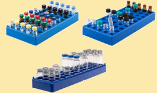 Picture of Rack f. HS vials N18 + N20, 36 pos.  702503