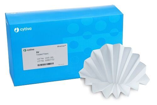 Grade 5V Fluted Fine Particle Filter Paper, 110 mm circle (100 pcs) 1205-110