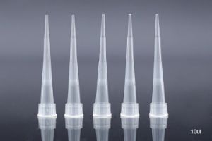Picture of 10 μl Universal Pipette Tips, Clear, Racked, Sterile, 96/pk, 960/box 301016