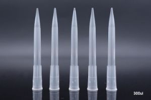 Picture of 300 μl Universal Pipette Tips, Clear, Racked, Sterile, 96/pk,  960/box 305016