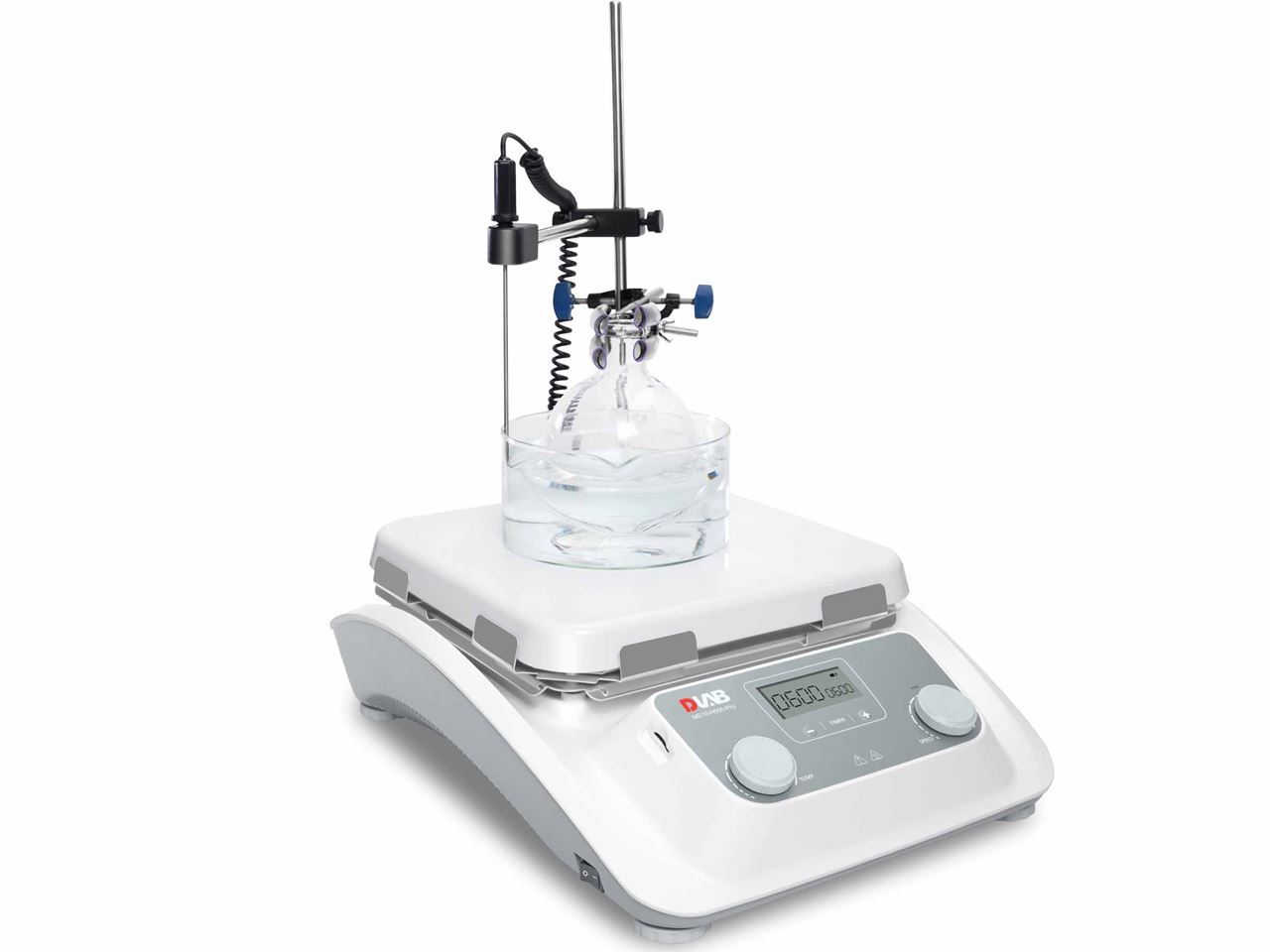 MS10-H500-Pro Package 2, Hotplate Magnetic Stirrer + PT1000A + Support Clamp, 8130132117+18901706