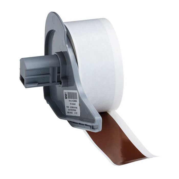 BMP71 B-595 Indoor/Outdoor Vinyl Tape 25.4mm x 15.24m Brown, ( was 142343)  173285