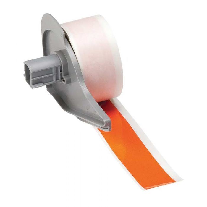 BMP71 B-595 Indoor/Outdoor Vinyl Tape 25.4mm x 15.24m Orange,(was 142348), 173278