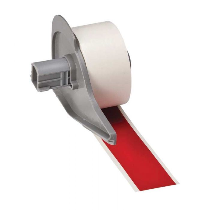 BMP71 B-595 Indoor/Outdoor Vinyl Tape 25.4mm x 15.24m Red, ( was142350)  173275
