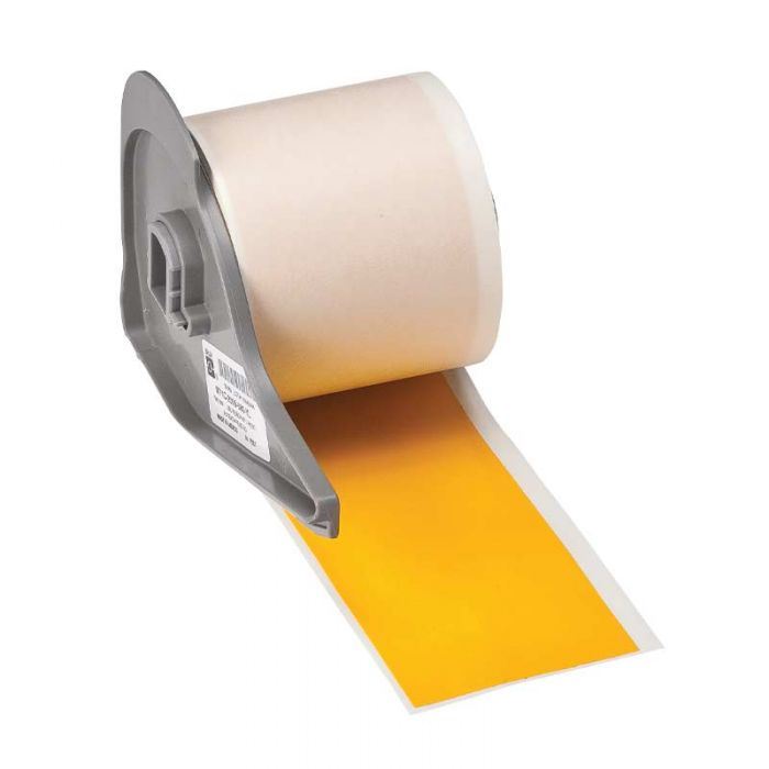 BMP71 B-595 Indoor/Outdoor Vinyl Tape 50.8mm x 15.24m Yellow, ( was 142364) 173240